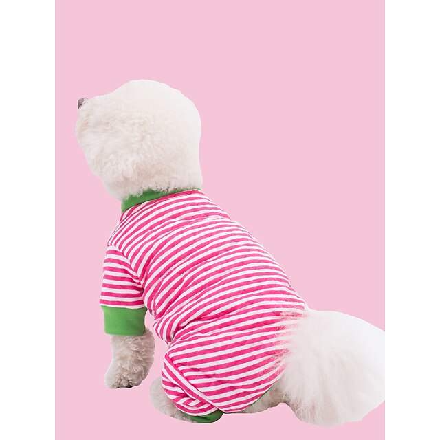 Dog Cat Jumpsuit Stripes Leisure Stripes Casual / Daily Dog Clothes Puppy Clothes Dog Outfits Soft Blue Gray Pink Costume for Girl and Boy Dog Cotton XS S M L XL
Dog Cat Jumpsuit Stripes Leisure Stripes Casual / Daily Dog Clothes Puppy Clothes Dog Outfits Soft Blue Gray Pink Costume for Girl and Boy Dog Cotton XS S M L XL
