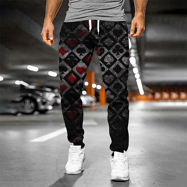 Men's Designer Casual / Sporty Jogger Sweatpants Trousers 3D Print Elastic Drawstring Design Pants Daily Leisure Sports Micro-elastic Graphic Geometric Breathable Soft Mid Waist Black S M L XL XXL
Men's Designer Casual / Sporty Jogger Sweatpants Trousers 3D Print Elastic Drawstring Design Pants Daily Leisure Sports Micro-elastic Graphic Geometric Breathable Soft Mid Waist Black S M L XL XXL