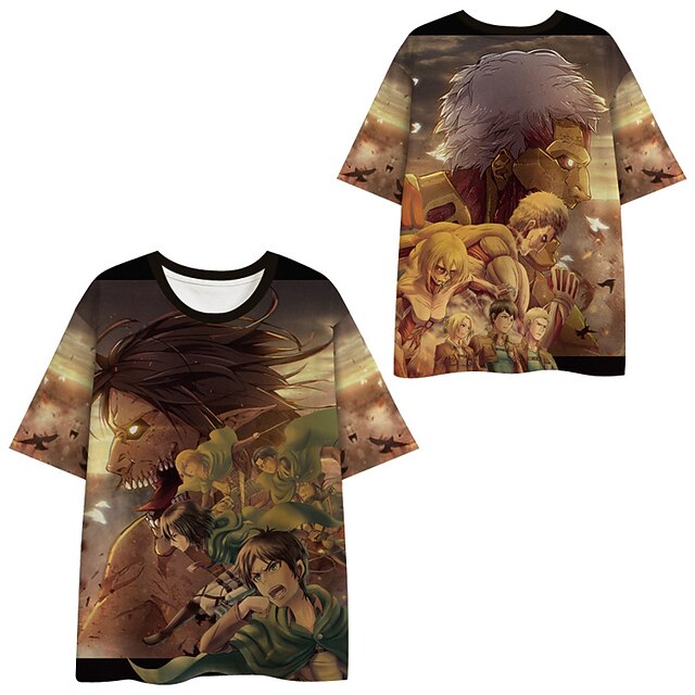 Inspired by Attack on Titan Levi·Ackerman T-shirt Cartoon 100% Polyester Anime Harajuku Graphic Kawaii T-shirt For Men's / Women's / Couple's
Inspired by Attack on Titan Levi·Ackerman T-shirt Cartoon 100% Polyester Anime Harajuku Graphic Kawaii T-shirt For Men's / Women's / Couple's