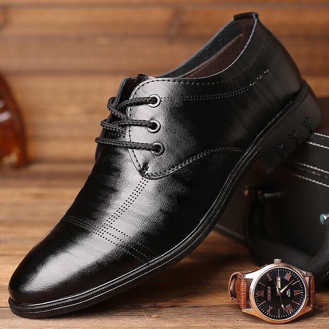 Men's Oxfords Business Classic Daily Office Career PU Booties / Ankle Boots Black Brown Fall Spring
Men's Oxfords Business Classic Daily Office Career PU Booties / Ankle Boots Black Brown Fall Spring