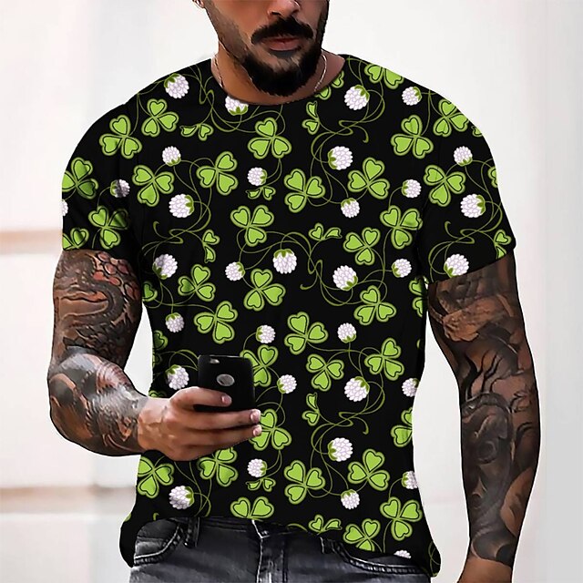 Men's Tee T shirt 3D Print Graphic Round Neck Casual Daily 3D Print Short Sleeve Tops Fashion Designer Cool Comfortable Black
Men's Tee T shirt 3D Print Graphic Round Neck Casual Daily 3D Print Short Sleeve Tops Fashion Designer Cool Comfortable Black