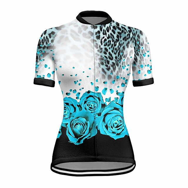 21Grams Women's Short Sleeve Cycling Jersey Summer Spandex Green Purple Sky Blue Floral Botanical Bike Top Mountain Bike MTB Road Bike Cycling Quick Dry Moisture Wicking Sports Clothing Apparel
21Grams Women's Short Sleeve Cycling Jersey Summer Spandex Green Purple Sky Blue Floral Botanical Bike Top Mountain Bike MTB Road Bike Cycling Quick Dry Moisture Wicking Sports Clothing Apparel