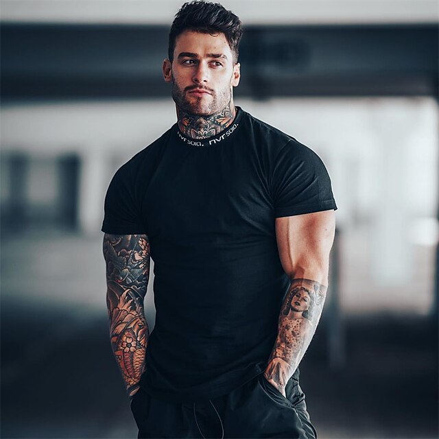 Men's T shirt Graphic Letter Crew Neck Street Casual Print Short Sleeve Tops Casual Fashion Classic Comfortable White Black
Men's T shirt Graphic Letter Crew Neck Street Casual Print Short Sleeve Tops Casual Fashion Classic Comfortable White Black