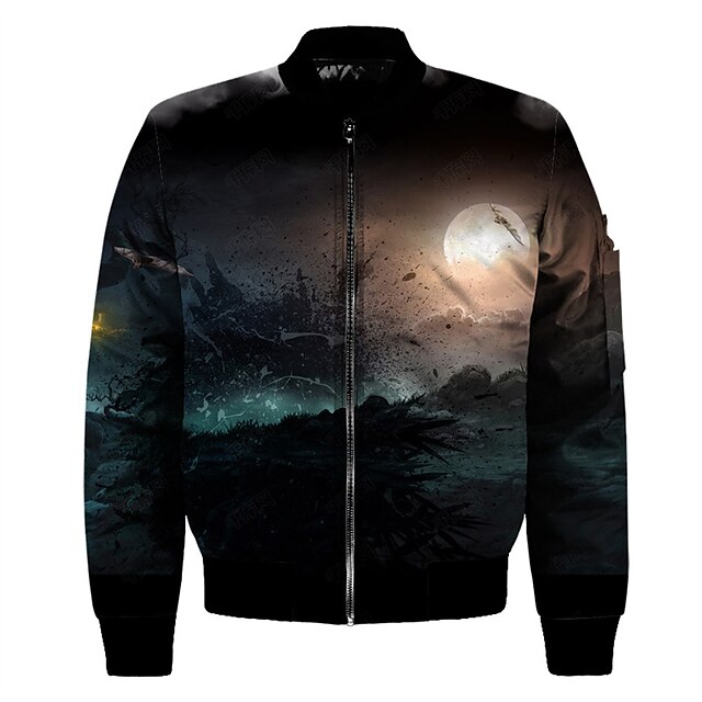 Men's Jacket Street Daily Going out Fall Spring Regular Coat Regular Fit Breathable Sporty Casual Streetwear Jacket Long Sleeve 3D Print Color Block Pocket Print Black Purple Ginger
Men's Jacket Street Daily Going out Fall Spring Regular Coat Regular Fit Breathable Sporty Casual Streetwear Jacket Long Sleeve 3D Print Color Block Pocket Print Black Purple Ginger