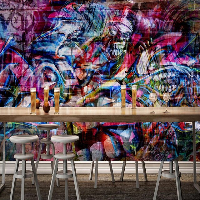 Mural Wallpaper Wall Sticker Covering Print Peel And Stick Removable Self Adhesive Colorful Graffiti Pvc / Vinyl Home Decor
Mural Wallpaper Wall Sticker Covering Print Peel And Stick Removable Self Adhesive Colorful Graffiti Pvc / Vinyl Home Decor