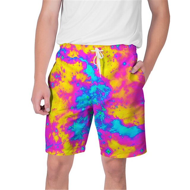 Men's Streetwear Hawaiian Shorts Beach Shorts 3D Print Elastic Drawstring Design Short Pants Casual Daily Graphic Color Block Breathable Soft Mid Waist Blue Pink Royal Blue Brown S M L XL XXL
Men's Streetwear Hawaiian Shorts Beach Shorts 3D Print Elastic Drawstring Design Short Pants Casual Daily Graphic Color Block Breathable Soft Mid Waist Blue Pink Royal Blue Brown S M L XL XXL