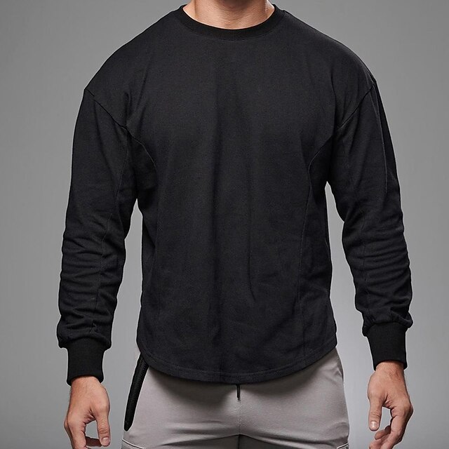 Men's T shirt Solid Colored Crew Neck Daily Sports Long Sleeve Tops Simple Fashion Comfortable White Black Khaki
Men's T shirt Solid Colored Crew Neck Daily Sports Long Sleeve Tops Simple Fashion Comfortable White Black Khaki