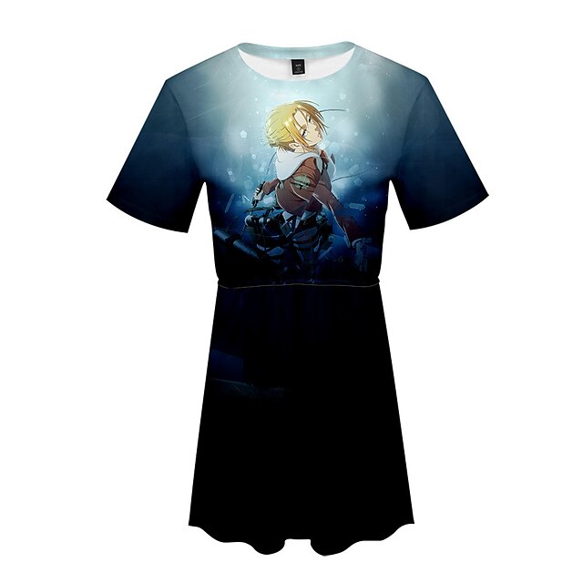 Inspired by Attack on Titan Eren Jaeger Mikasa Ackerman Dress Cartoon 100% Polyester Anime Harajuku Graphic Kawaii Dress For Women's
Inspired by Attack on Titan Eren Jaeger Mikasa Ackerman Dress Cartoon 100% Polyester Anime Harajuku Graphic Kawaii Dress For Women's