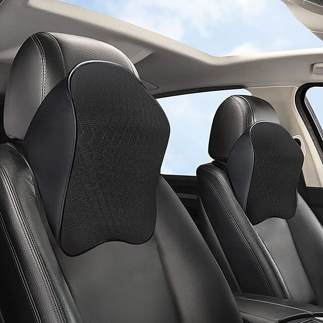 StarFire 1 Pack Memory Foam Car Neck Pillow Ergonomic Neck Support Pillow for Driver or Front Passenger Seat Help Relieve Neck Pain Improve Circulation Fit Most Vehicles Black
StarFire 1 Pack Memory Foam Car Neck Pillow Ergonomic Neck Support Pillow for Driver or Front Passenger Seat Help Relieve Neck Pain Improve Circulation Fit Most Vehicles Black