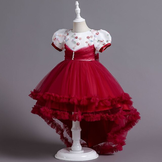 Kids Little Girls' Dress Flower Tulle Dress Party Birthday Beaded Mesh Pink Wine Light Blue Knee-length Short Sleeve Princess Cute Dresses Children's Day Spring Summer Slim 3-12 Years
Kids Little Girls' Dress Flower Tulle Dress Party Birthday Beaded Mesh Pink Wine Light Blue Knee-length Short Sleeve Princess Cute Dresses Children's Day Spring Summer Slim 3-12 Years