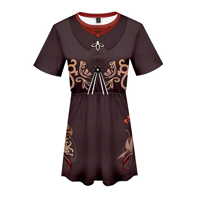 Inspired by Genshin Impact Hutao Dress Cartoon 100% Polyester Anime Harajuku Graphic Kawaii Dress For Women's
Inspired by Genshin Impact Hutao Dress Cartoon 100% Polyester Anime Harajuku Graphic Kawaii Dress For Women's