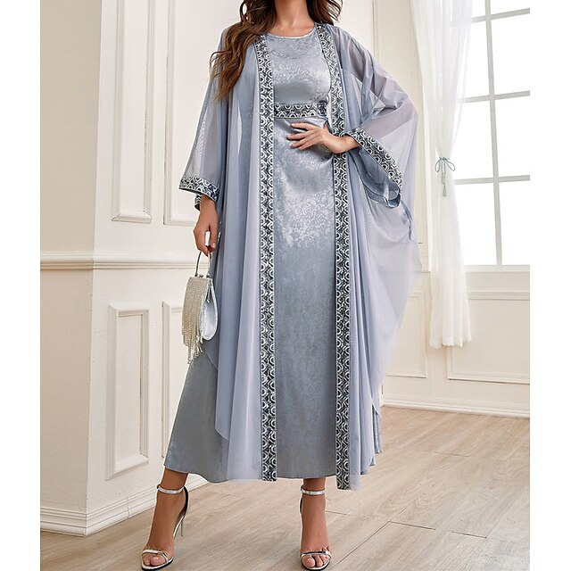Women's A Line Dress Maxi long Dress Silver Long Sleeve Solid Color Chiffon Spring Summer Round Neck Elegant Luxurious Elegant Puff Sleeve Mesh S M L XL
Women's A Line Dress Maxi long Dress Silver Long Sleeve Solid Color Chiffon Spring Summer Round Neck Elegant Luxurious Elegant Puff Sleeve Mesh S M L XL
