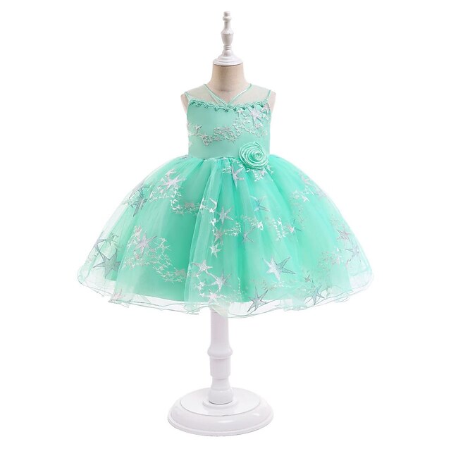 Kids Little Girls' Dress Flower Tulle Dress Party Performance Embroidered Mesh Green Knee-length Sleeveless Princess Cute Dresses Children's Day Spring Summer Slim 3-12 Years
Kids Little Girls' Dress Flower Tulle Dress Party Performance Embroidered Mesh Green Knee-length Sleeveless Princess Cute Dresses Children's Day Spring Summer Slim 3-12 Years