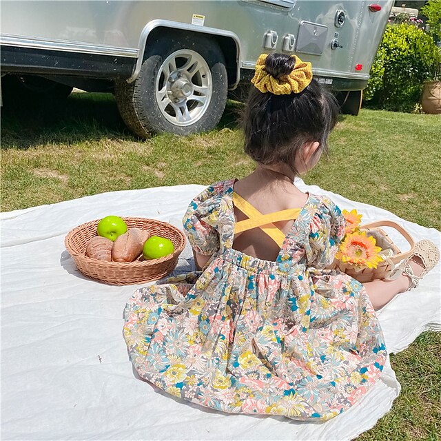 Toddler Little Girls' Dress Graphic A Line Dress Daily Backless Multicolor Knee-length Short Sleeve Princess Sweet Dresses Children's Day Summer Loose 1-5 Years
Toddler Little Girls' Dress Graphic A Line Dress Daily Backless Multicolor Knee-length Short Sleeve Princess Sweet Dresses Children's Day Summer Loose 1-5 Years