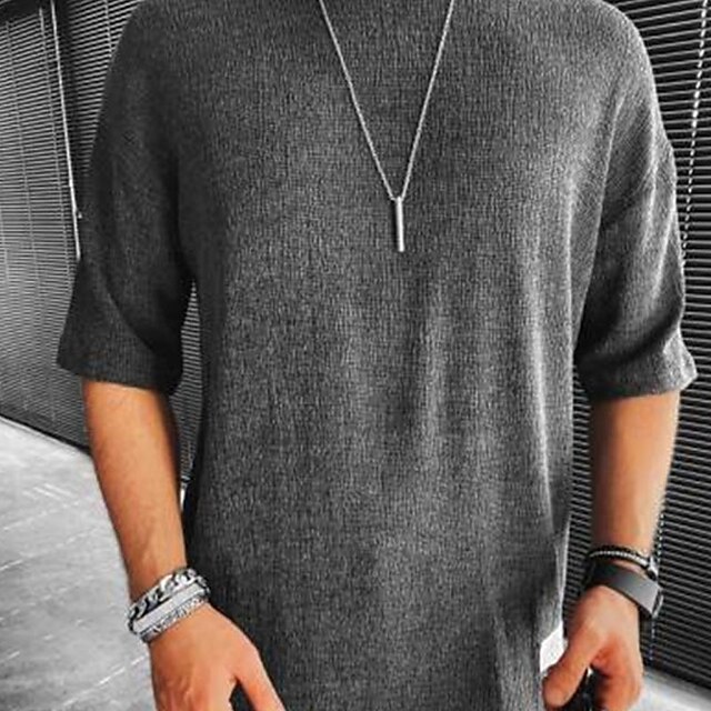 Men's T shirt Solid Color Crew Neck Casual Daily Short Sleeve Tops Lightweight Fashion Big and Tall Sports White Gray
Men's T shirt Solid Color Crew Neck Casual Daily Short Sleeve Tops Lightweight Fashion Big and Tall Sports White Gray