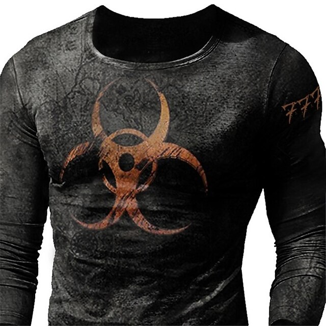 Men's Unisex T shirt 3D Print Graphic Prints Crew Neck Street Daily Print Long Sleeve Tops Basic Casual Fashion Retro Black
Men's Unisex T shirt 3D Print Graphic Prints Crew Neck Street Daily Print Long Sleeve Tops Basic Casual Fashion Retro Black