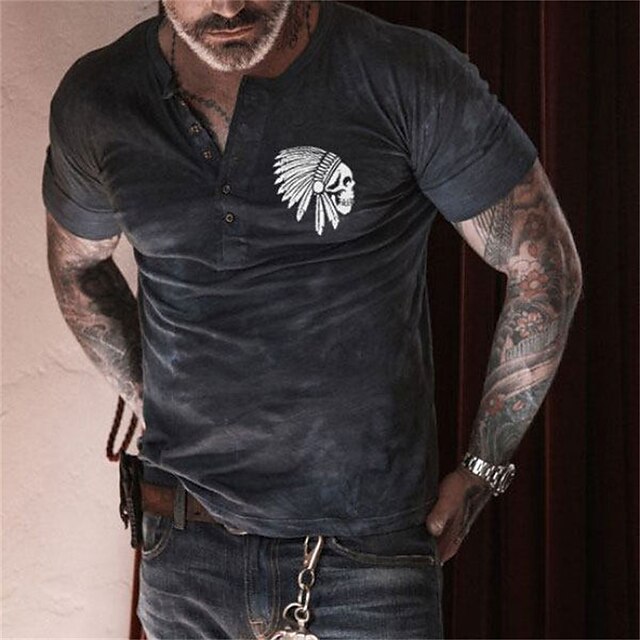 Men's T shirt Skull Crew Neck Casual Daily Short Sleeve Tops Lightweight Fashion Big and Tall Sports Black
Men's T shirt Skull Crew Neck Casual Daily Short Sleeve Tops Lightweight Fashion Big and Tall Sports Black
