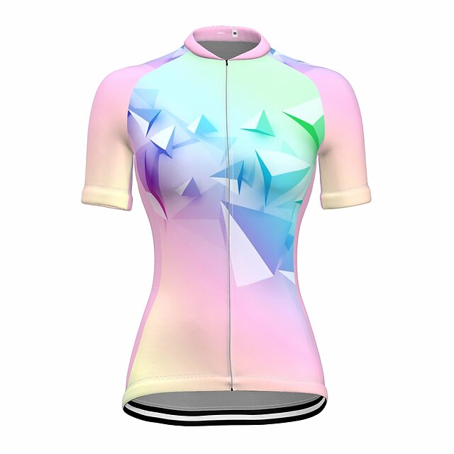 21Grams Women's Short Sleeve Cycling Jersey Summer Spandex Pink Bike Top Mountain Bike MTB Road Bike Cycling Quick Dry Moisture Wicking Sports Clothing Apparel / Stretchy / Athleisure
21Grams Women's Short Sleeve Cycling Jersey Summer Spandex Pink Bike Top Mountain Bike MTB Road Bike Cycling Quick Dry Moisture Wicking Sports Clothing Apparel / Stretchy / Athleisure