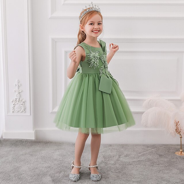 Kids Little Girls' Dress Floral Flower A Line Dress Special Occasion Mesh Bow Green Gray Red Midi Sleeveless Princess Sweet Dresses Summer Regular Fit 3-10 Years
Kids Little Girls' Dress Floral Flower A Line Dress Special Occasion Mesh Bow Green Gray Red Midi Sleeveless Princess Sweet Dresses Summer Regular Fit 3-10 Years