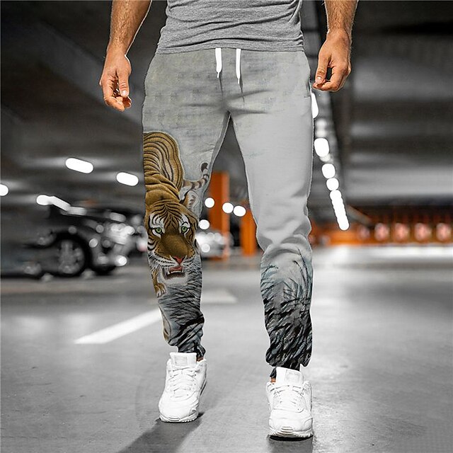 Men's Designer Casual / Sporty Jogger Sweatpants Trousers 3D Print Elastic Drawstring Design Pants Daily Leisure Sports Micro-elastic Graphic Tiger Breathable Soft Mid Waist Gray S M L XL XXL
Men's Designer Casual / Sporty Jogger Sweatpants Trousers 3D Print Elastic Drawstring Design Pants Daily Leisure Sports Micro-elastic Graphic Tiger Breathable Soft Mid Waist Gray S M L XL XXL