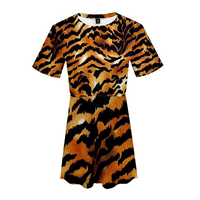 Inspired by The House at Pooh Corner Tigger Dress Cartoon 100% Polyester Anime Harajuku Graphic Kawaii Dress For Women's
Inspired by The House at Pooh Corner Tigger Dress Cartoon 100% Polyester Anime Harajuku Graphic Kawaii Dress For Women's