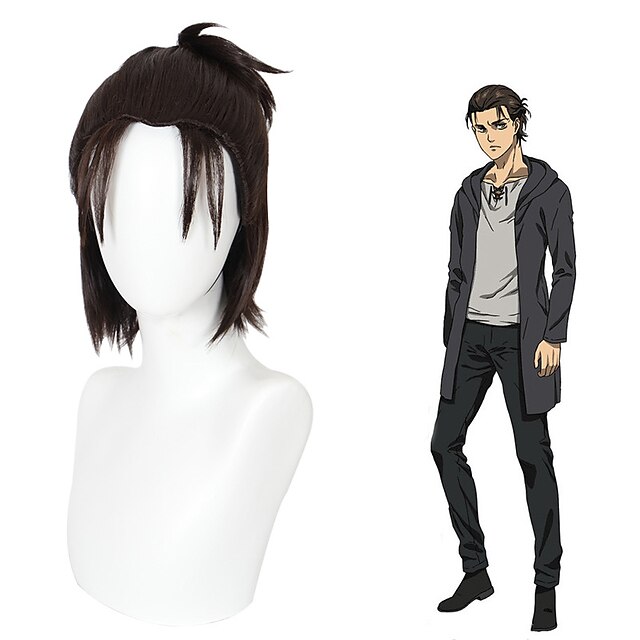 Attack on Titan Eren Jager Cosplay Wigs Men's Asymmetrical 12 inch Heat Resistant Fiber Natural Straight Brown Teen Adults' Anime Wig
Attack on Titan Eren Jager Cosplay Wigs Men's Asymmetrical 12 inch Heat Resistant Fiber Natural Straight Brown Teen Adults' Anime Wig