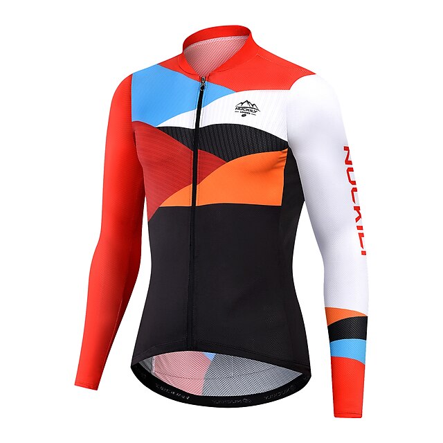 Nuckily Women's Long Sleeve Cycling Jersey Spandex Red Bike Top Mountain Bike MTB Road Bike Cycling Quick Dry Moisture Wicking Sports Clothing Apparel / Stretchy / Athleisure
Nuckily Women's Long Sleeve Cycling Jersey Spandex Red Bike Top Mountain Bike MTB Road Bike Cycling Quick Dry Moisture Wicking Sports Clothing Apparel / Stretchy / Athleisure