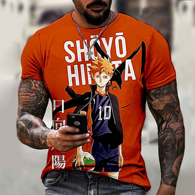 Inspired by Haikyuu Hinata Shoyo Nekoma high school T-shirt Cartoon 100% Polyester Anime Harajuku Graphic Kawaii T-shirt For Men's / Women's / Couple's
Inspired by Haikyuu Hinata Shoyo Nekoma high school T-shirt Cartoon 100% Polyester Anime Harajuku Graphic Kawaii T-shirt For Men's / Women's / Couple's