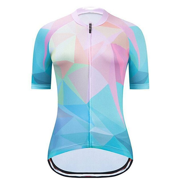 21Grams Women's Short Sleeve Cycling Jersey Summer Spandex Blue Bike Top Mountain Bike MTB Road Bike Cycling Quick Dry Moisture Wicking Sports Clothing Apparel / Athleisure
21Grams Women's Short Sleeve Cycling Jersey Summer Spandex Blue Bike Top Mountain Bike MTB Road Bike Cycling Quick Dry Moisture Wicking Sports Clothing Apparel / Athleisure
