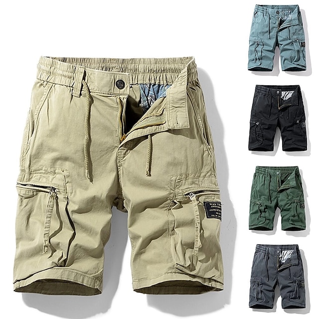 Herre Shorts Med Lommer Trekking Shorts Elastisk Talje Multi Lomme