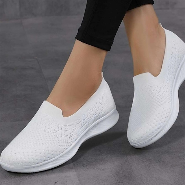 Mujer Slip Ons Exterior Diario Zapatos Confort Tallas Grandes Verano