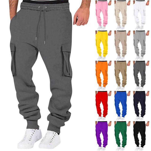 Homme Joggings Pantalon Jogger Pantalon Pantalon De Surv Tement Cargo