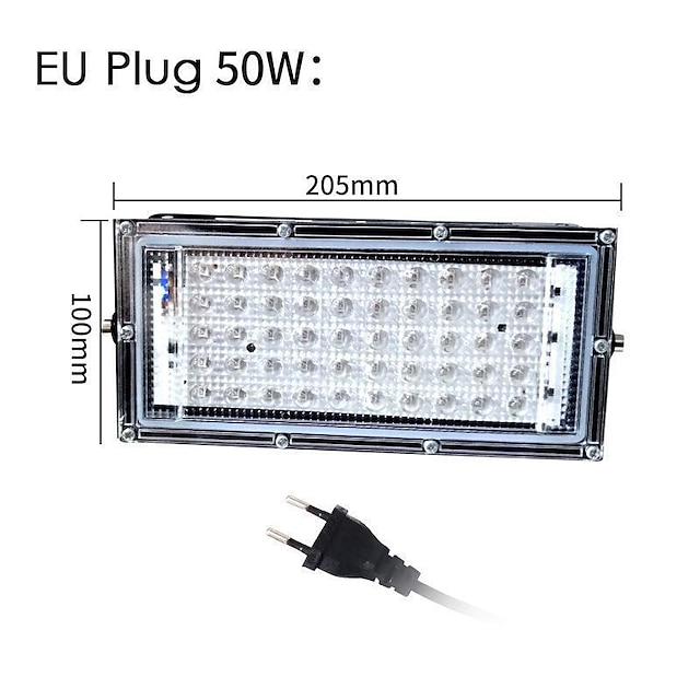 50W 100W LED UV Black Lights Stage Blacklight Ultraviolet Flood Effect