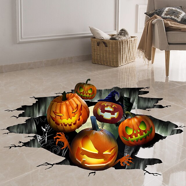 Calcoman As De Pared De Halloween D Removibles Pegatinas De Pared De