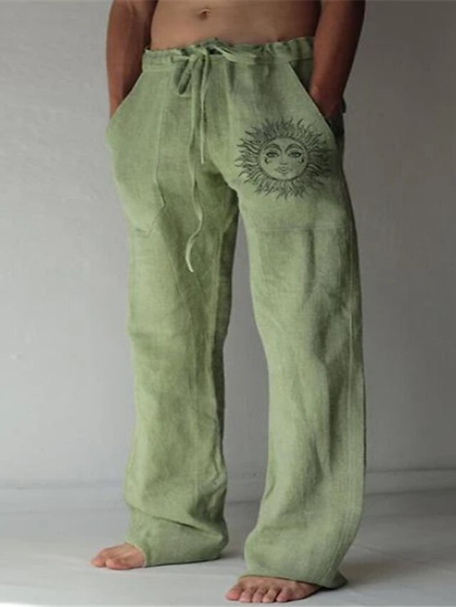 mens drawstring chinos