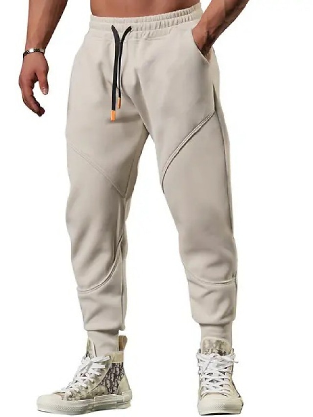 Homme Pantalon Actif Joggings Pantalon Jogger Pantalon Cordon Taille