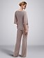 Two Piece Pantsuit Jumpsuit Mother Of The Bride Dress Plus Size