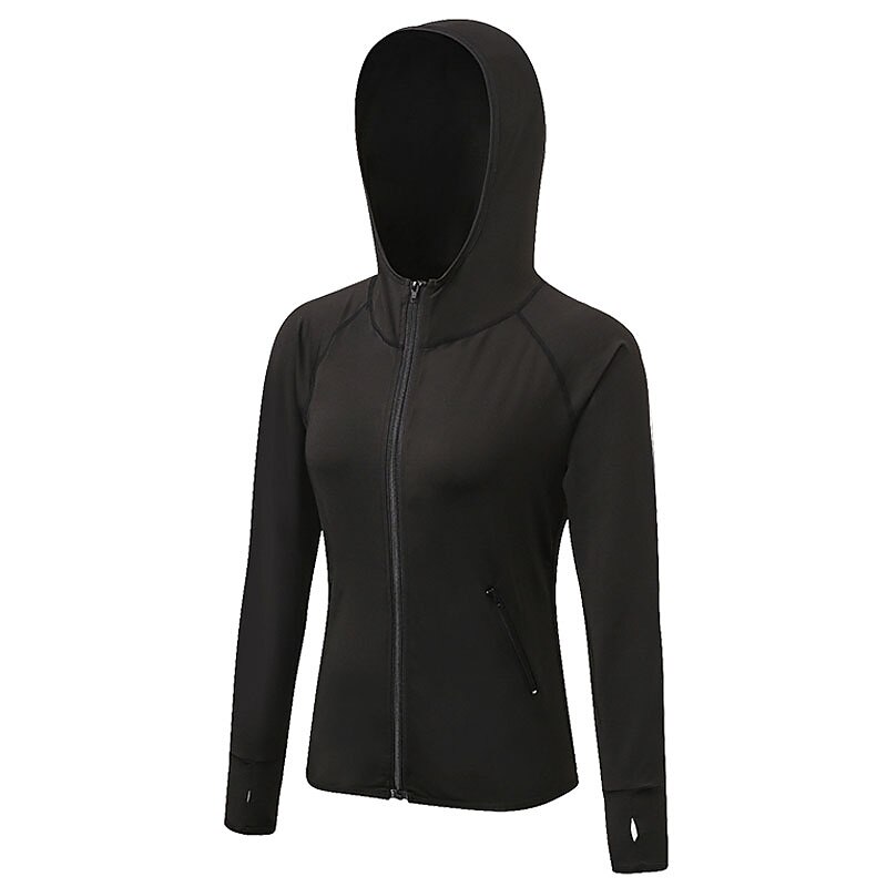 womens gym jacket with zip pockets