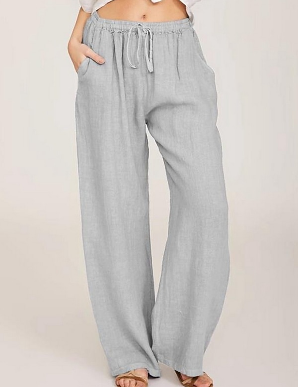 Women's Basic Classic Culottes Wide Leg 