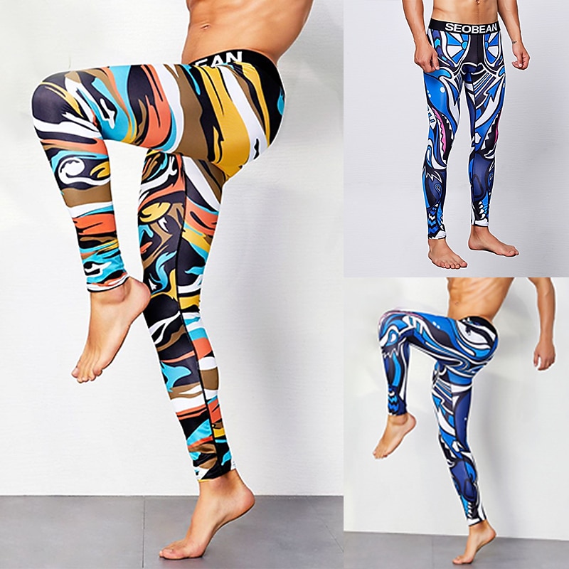 SEOBEAN® Men's Running Tights Leggings 