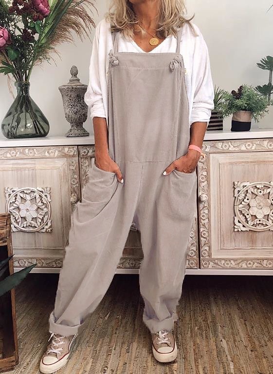 Fashion Overalls Dungarees Slacks Baggy 