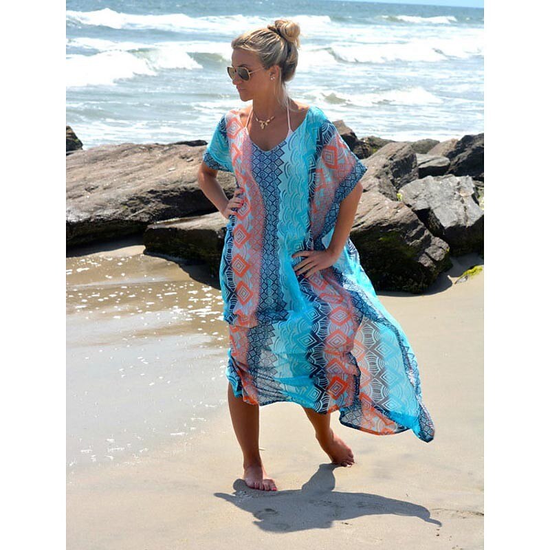 Women's Swimwear Cover Up Beach Dress 
