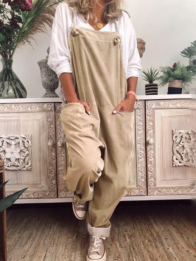 Fashion Overalls Dungarees Slacks Baggy 