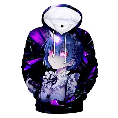 cheap Everyday Cosplay Anime Hoodies &amp; T-Shirts-Inspired by Fate / Zero Cosplay 100% Polyester Anime Cartoon Harajuku Graphic Kawaii 3D Hoodie For Men&#039;s / Women&#039;s