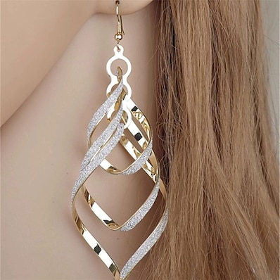 cheap Women&#039;s Jewelry-1 Pair Drop Earrings Earrings Women&#039;s Gift Formal Date Alloy Birthday