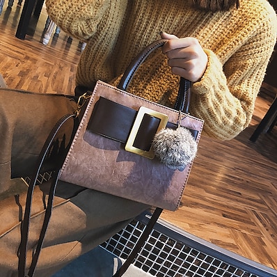 Χαμηλού Κόστους Αξεσουάρ-γυναικεία τσάντα 2021 νέα κορεατική έκδοση της τάσης της απλής και ευέλικτης τσάντας ώμου ρετρό προσωπικότητα μικρή τετράγωνη τσάντα messenger φορητή μικρή τσάντα