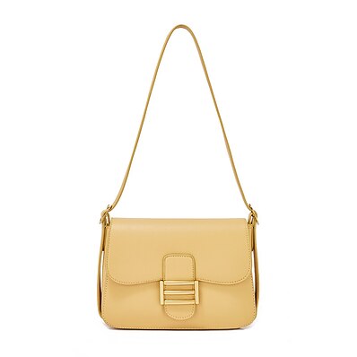 cheap Bags-Women&#039;s Satchel Daily Goose yellow Milky White
