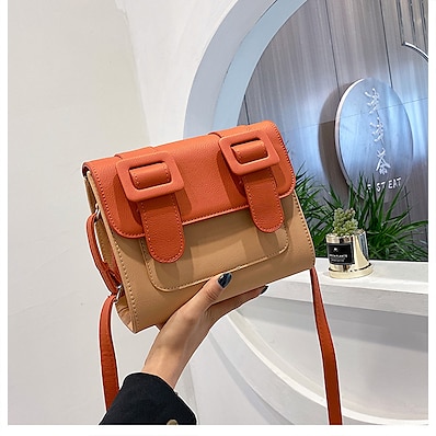 ราคาถูก กระเป๋า-thailand cambridge bag hit color messenger bag 2021 new net red mini female messenger bag wild กระเป๋าสะพายข้าง