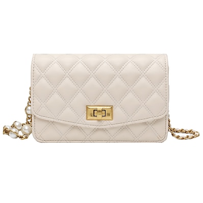 cheap Bags-bag handbags new 2021 one-shoulder messenger bag pearl small fragrance rhombus chain bag fashion fairy bag
