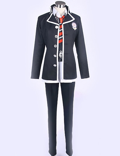 cheap Anime Cosplay-Inspired by Blue Exorcist Cosplay Anime Cosplay Costumes Japanese Contemporary Cosplay Suits Coat Blouse Top For Men&#039;s Women&#039;s / Pants / Tie